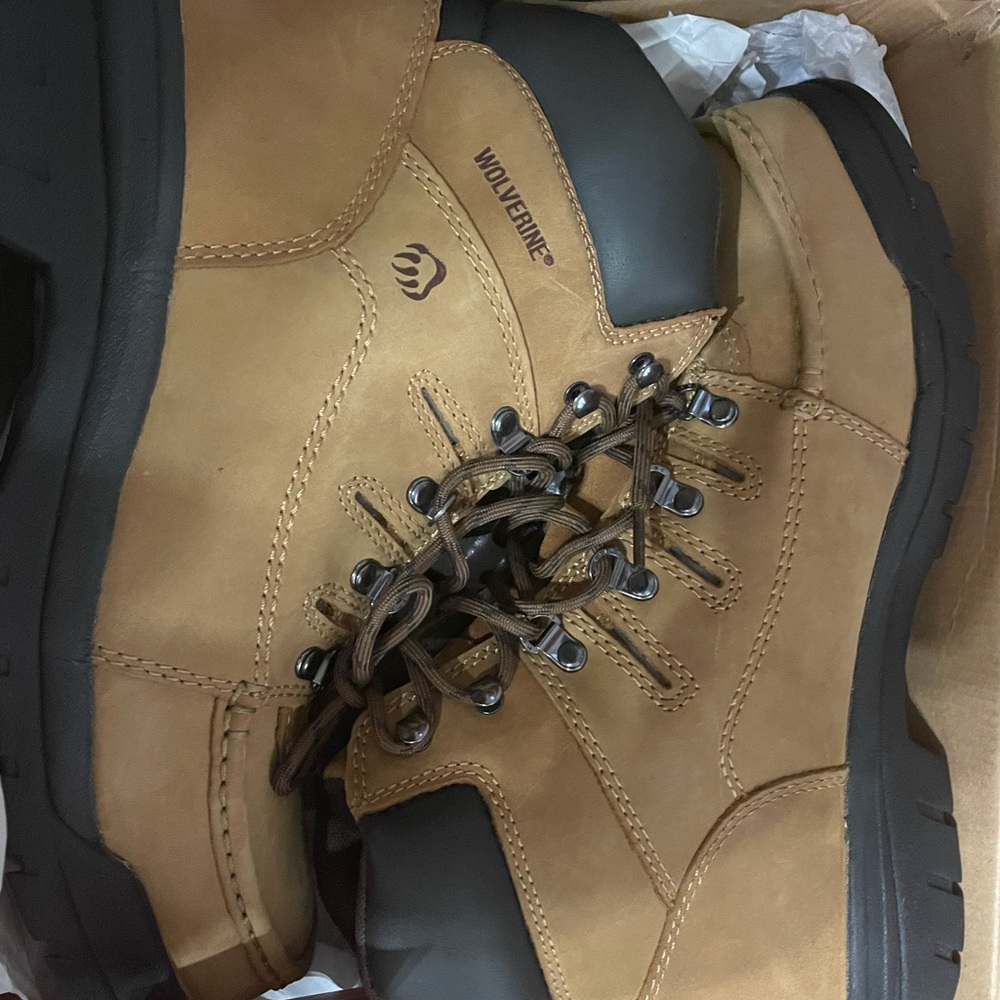 Wolverine Mens Steal Toe Boots Size: 14